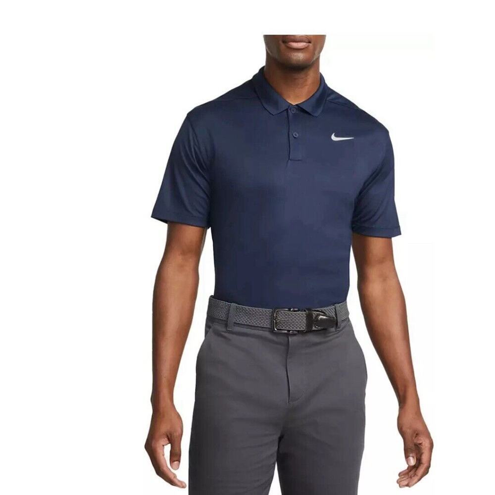 Nike Drifit Golf Polo Navy Large